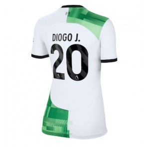 Maillot de foot Liverpool Diogo Jota #20 Extérieur Femmes 2023-24 Manches Courte